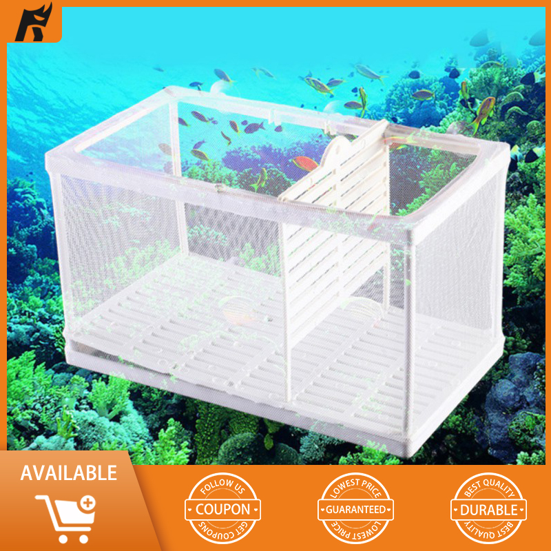 1 Set Ornamental fish Breeding Incubator Net Hanging Fry Baby Fish