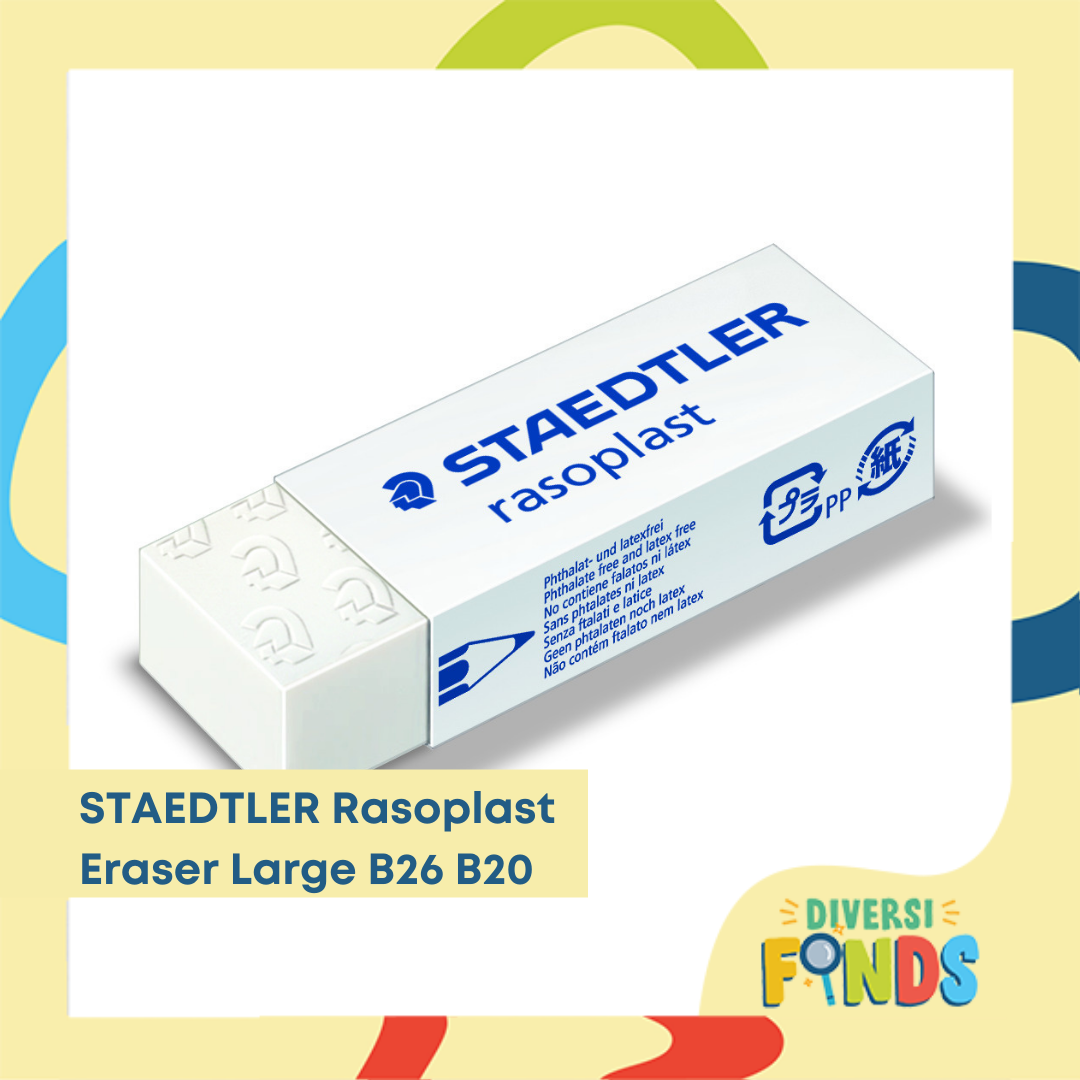 Staedtler Rasoplast Black Edition Eraser B20 e B40