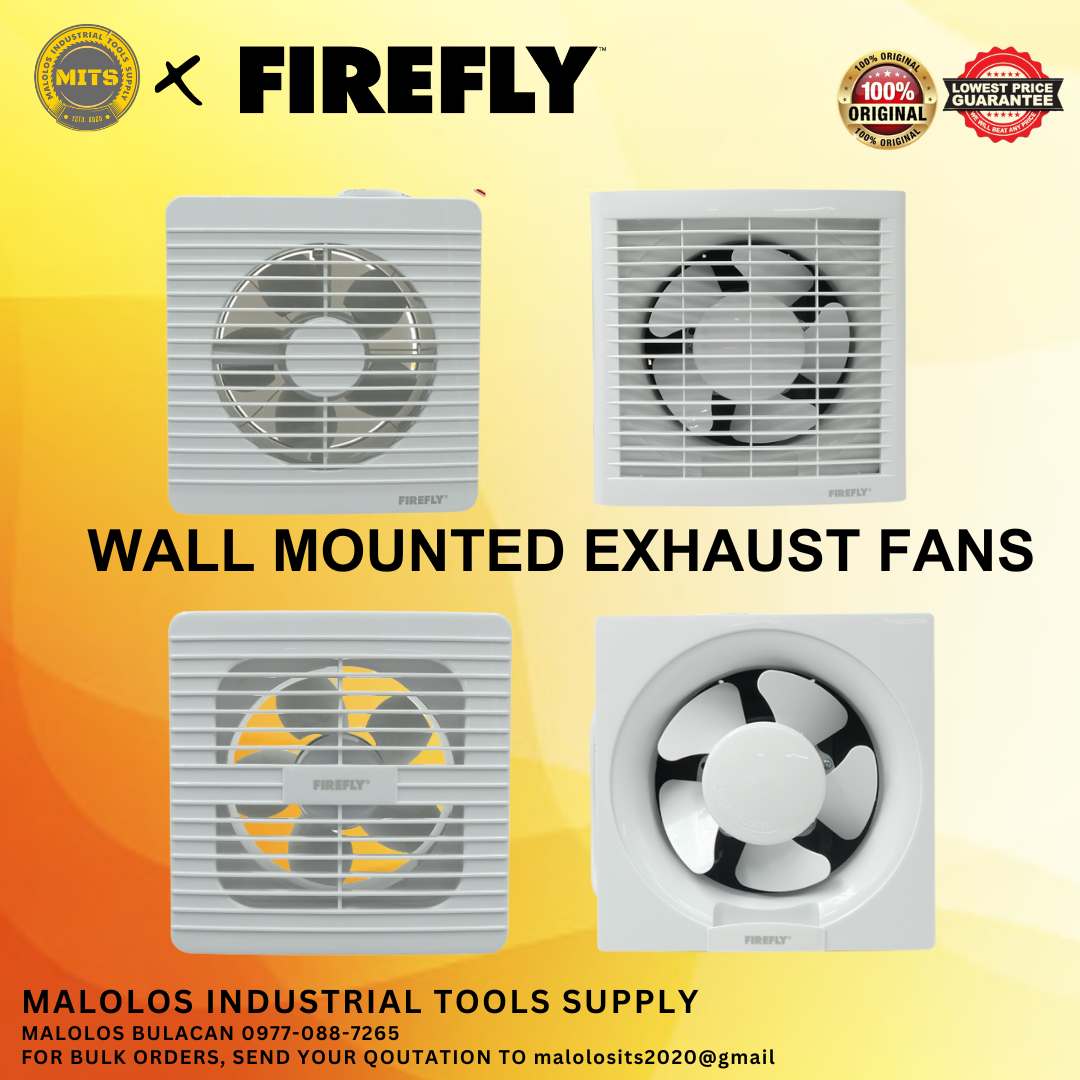 ROYU Wall Mounted Exhaust Fan 4 Fan Blade MINI REFW17/04W, 43 OFF