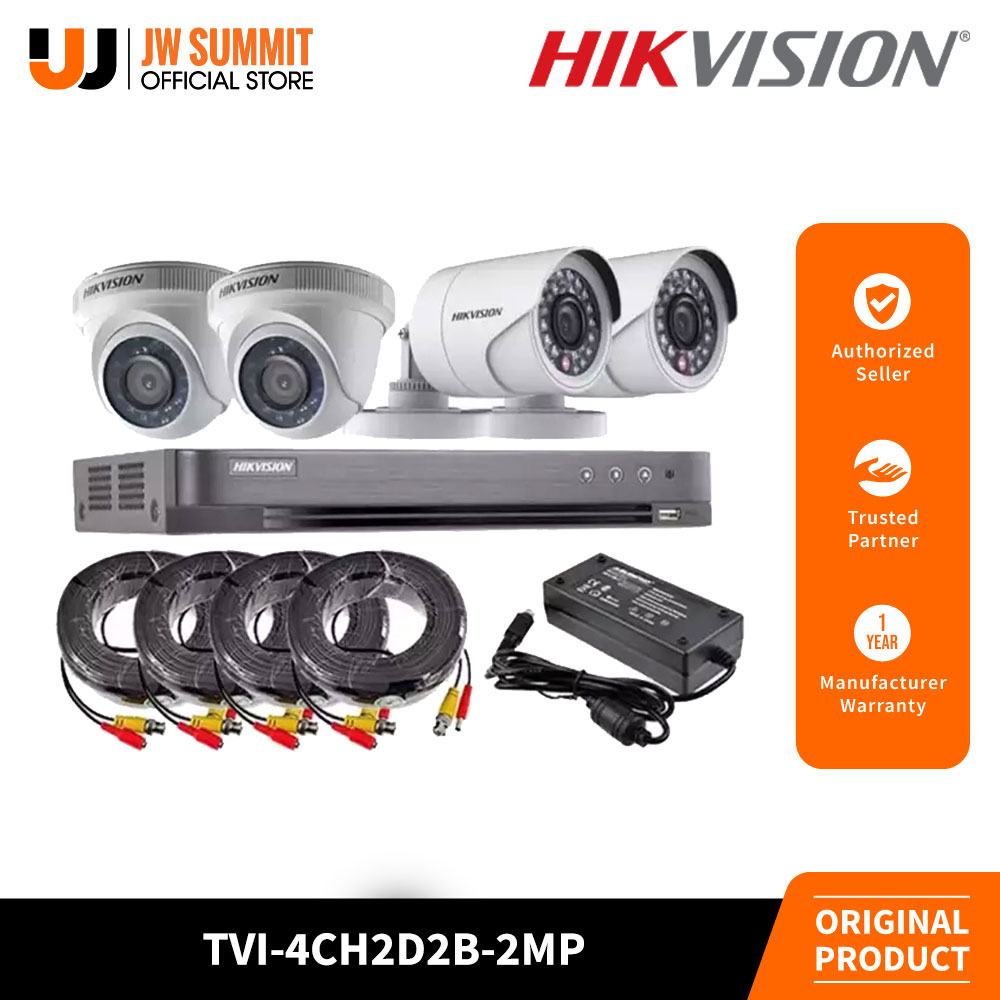 HikVision TVI-4CH2D2B-2MP 1080p 4CH HDTVI Turbo HD Surveillance CCTV ...