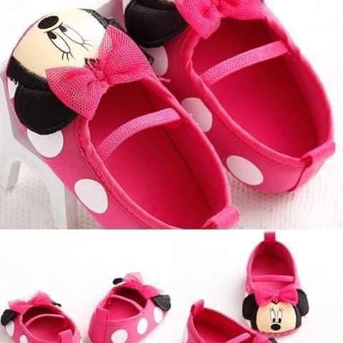 minnie baby shoes