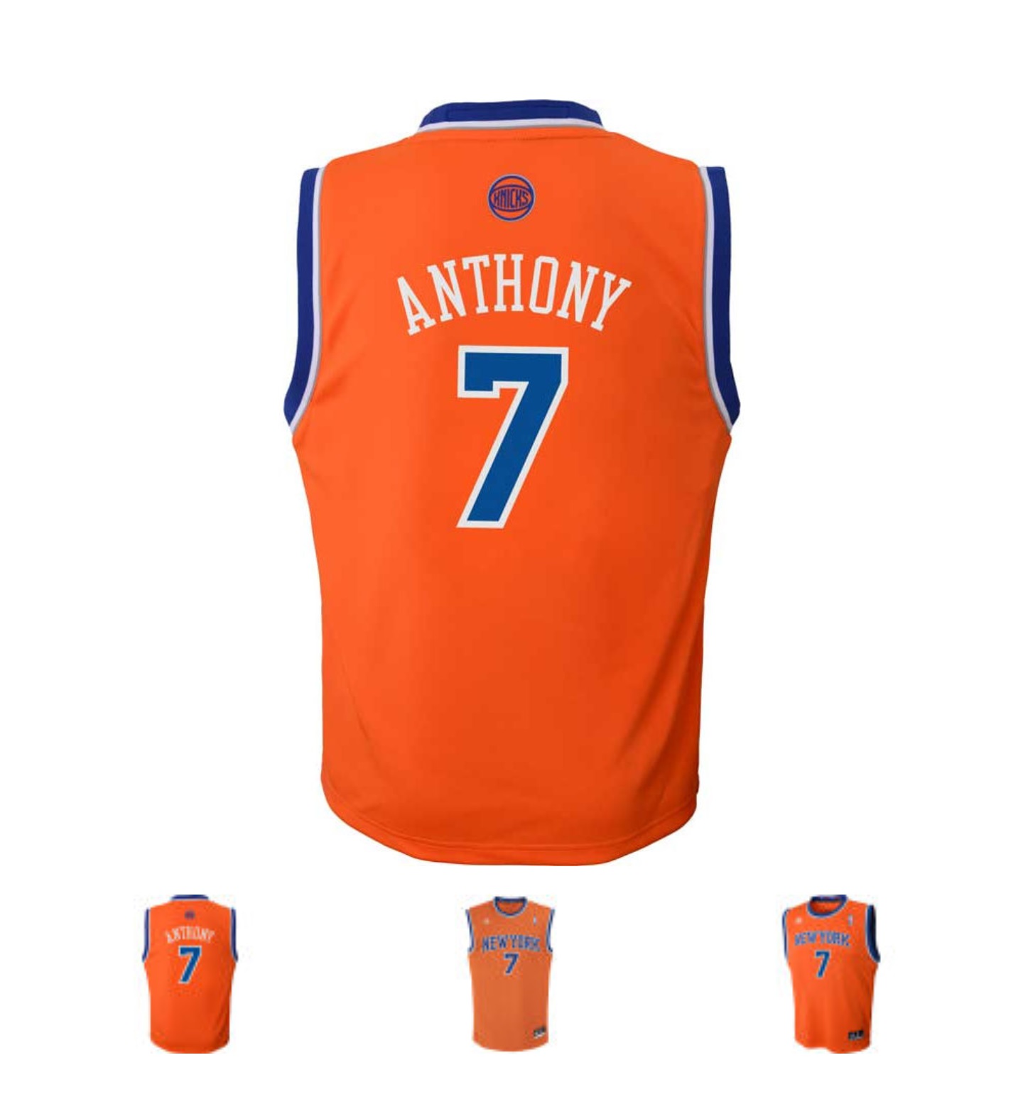 2010 Carmelo Anthony New York Knicks Adidas Rev 30 Authentic NBA