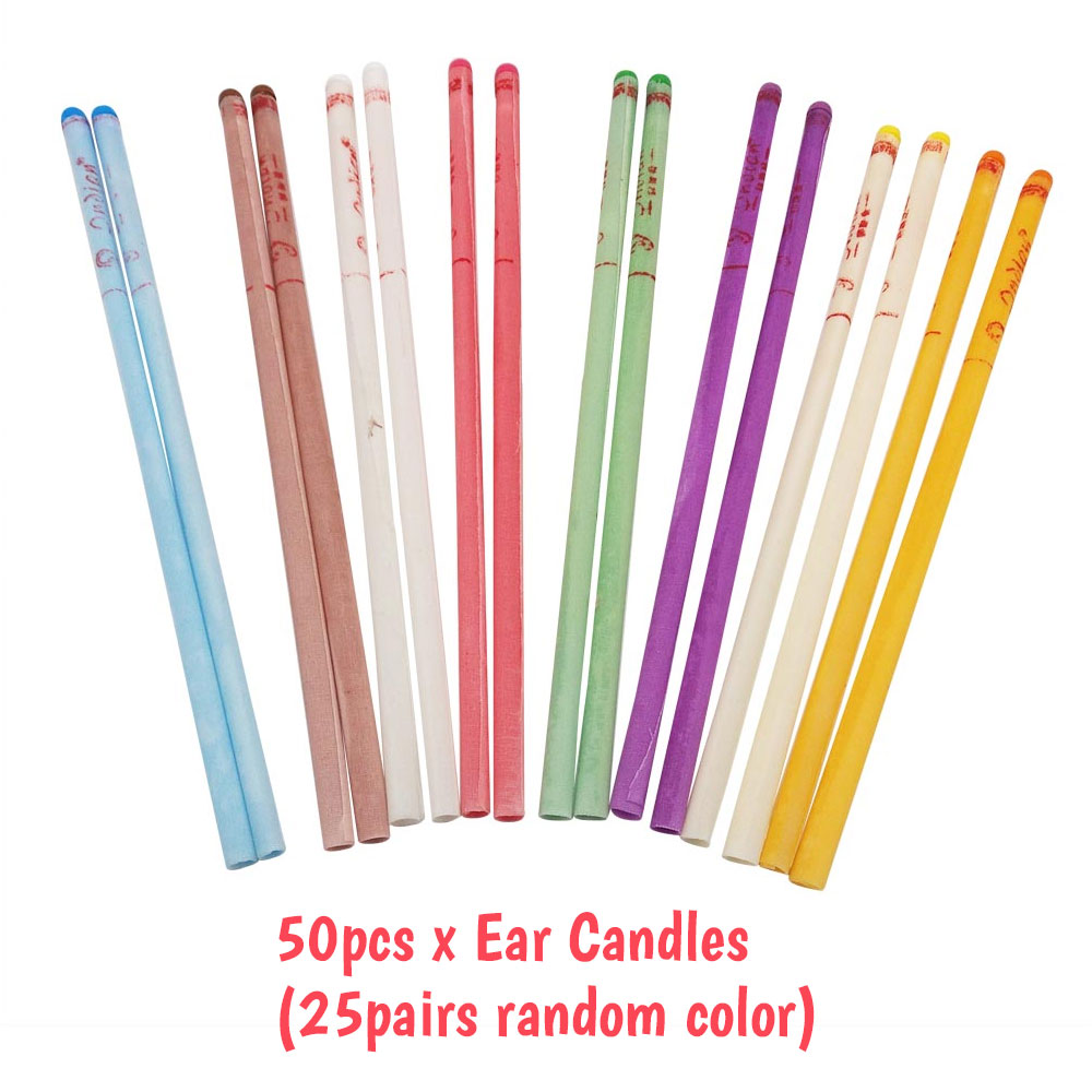 50pcs Ear Candles Ear Wax Clean Removal , Ear Candle Treatment Ear Wax
