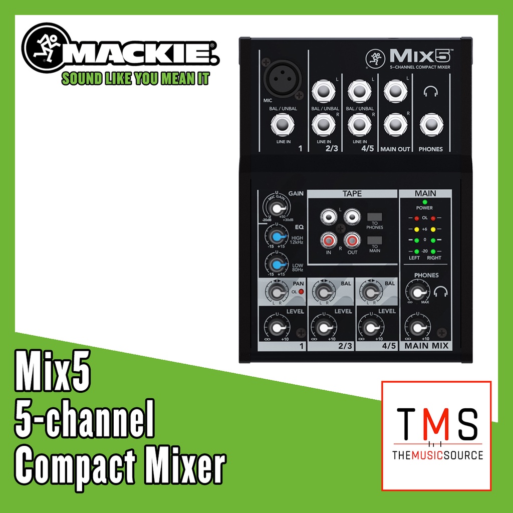 MACKIE Mix5 5-channel Compact Mixer | Lazada PH