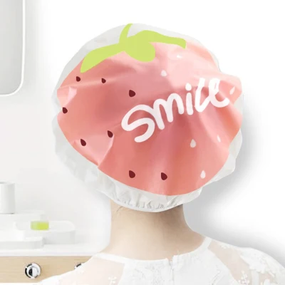 Fruit cute cute shower cap cartoon ladies kitchen bath shower cap shampoo cap HOMP