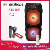 KTS 1083 Portable Karaoke with Free Mic and Bluetooth