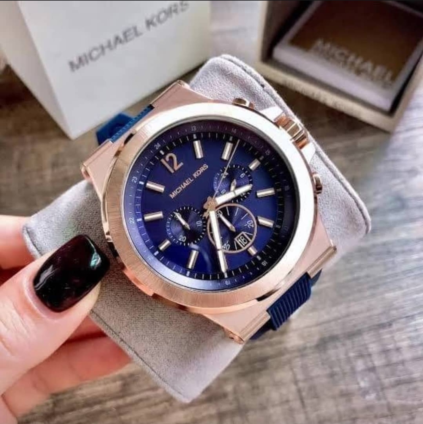 Michael Kors Womens Everest MK5754 Blue StainlessSteel Quartz Fashion  Watch  Walmartcom