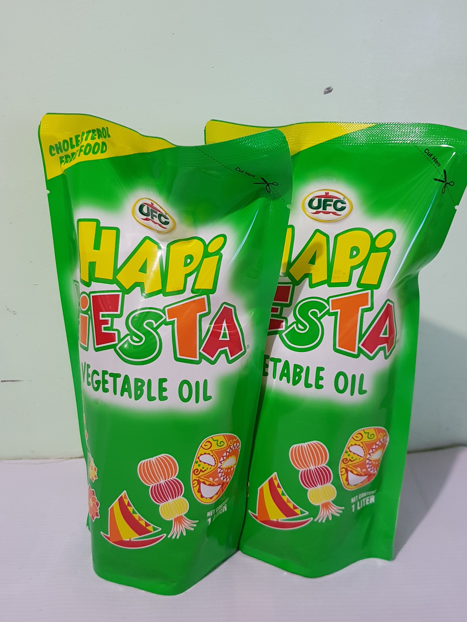 UFC HAPI FIESTA Vegetable Oil (2 pouches x 1000 ml) Lazada PH