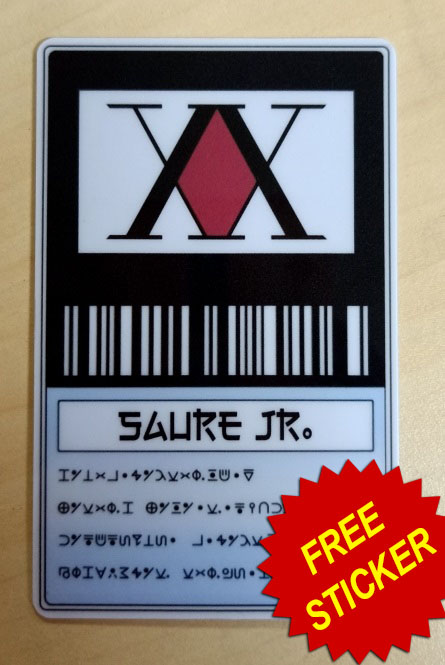 Hunter X Hunter License Card Pvc Card Hunter X Hunter Card Lazada Ph