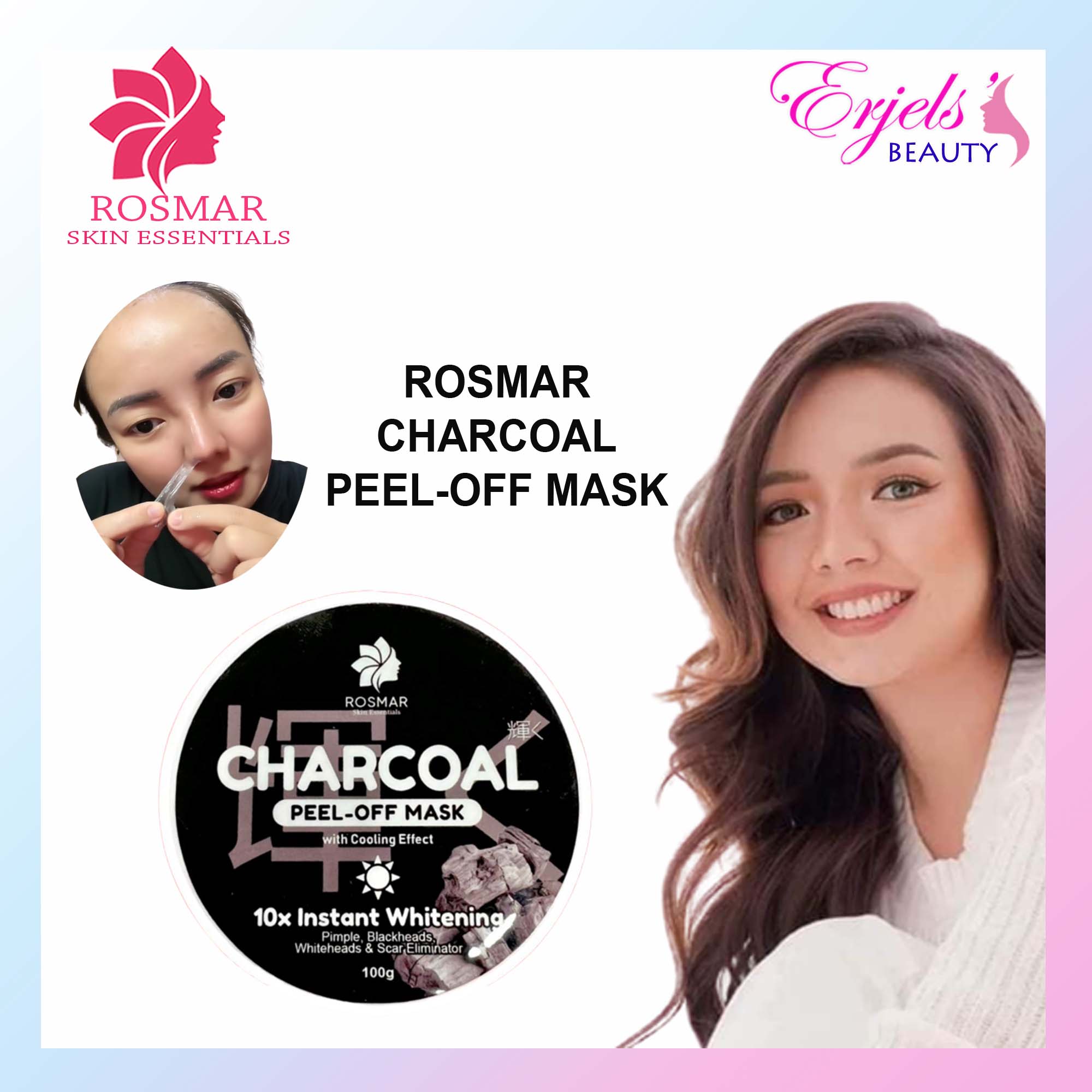 ROSMAR Charcoal Peel Off Mask 100g Lazada PH