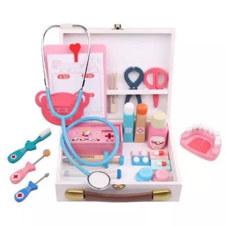 wooden doctor set
