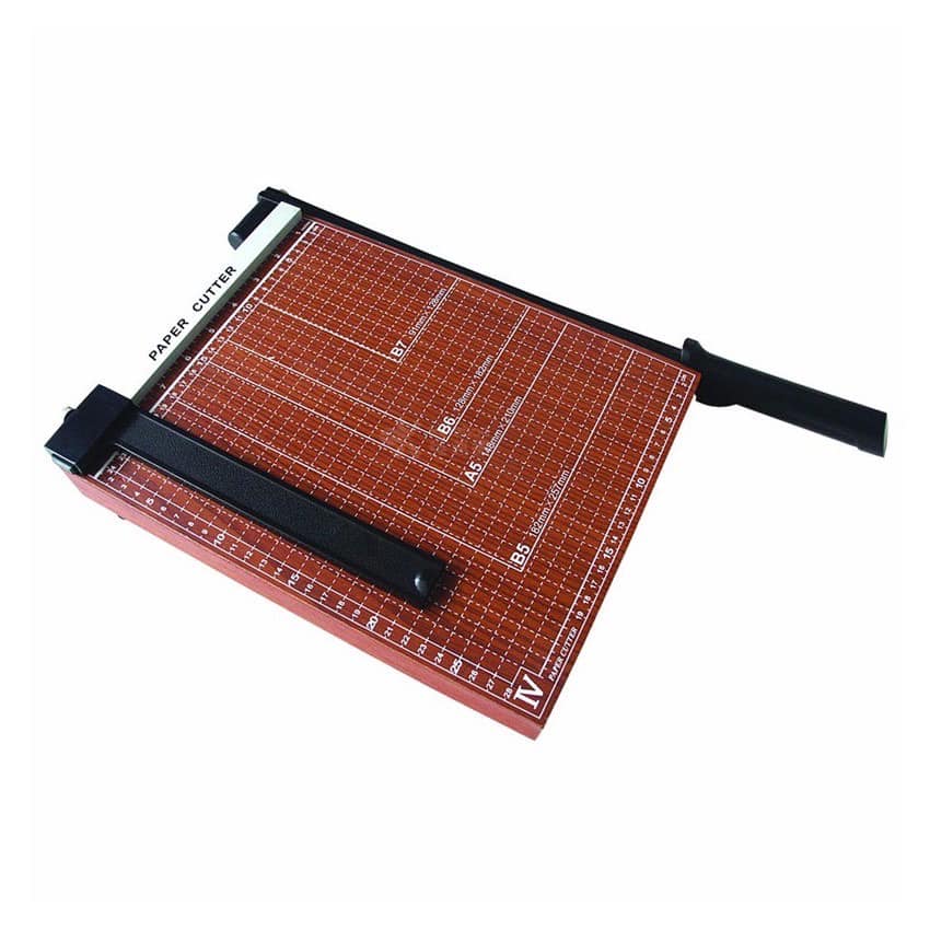 Polaris Paper Cutter Board with ruler A4 Wood base 10x12 Heavy