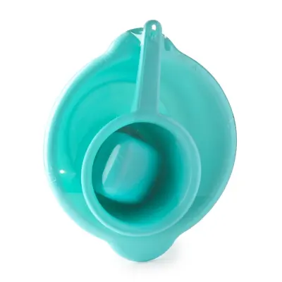 Klio Basin, Dipper & Soap Case Set - Blue for baby Bath