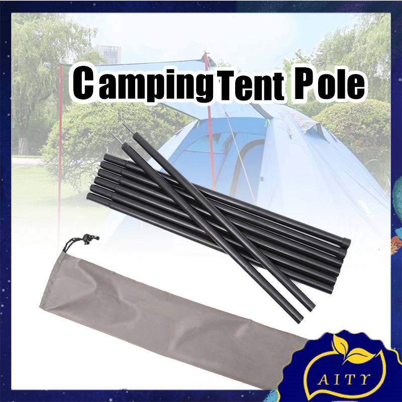 8 Pcs Tarp Poles Tent Canopy Camping Poles Sunshade Tarp Awning Pole ...