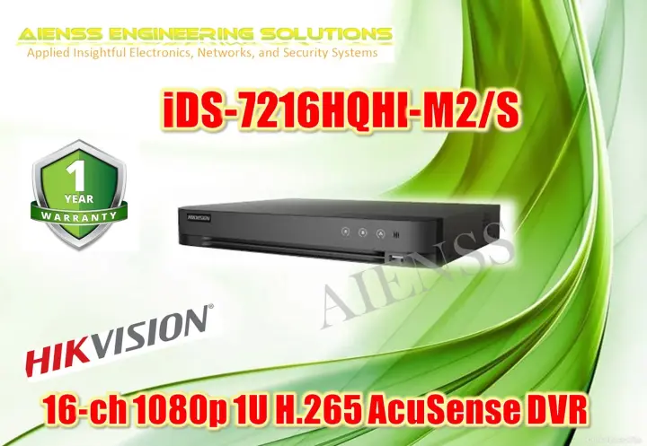 Ids 7216hqhi M2 S 16 Ch 1080p 1u H 265 Acusense Dvr Hikvision Lazada Ph