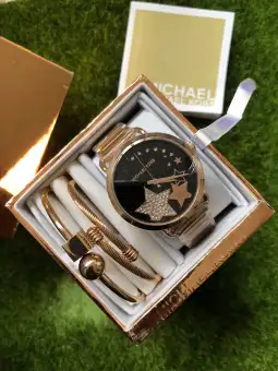 michael kors watch and bangle set