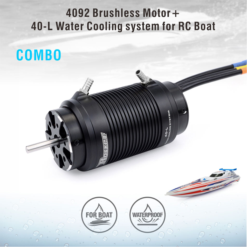 CNC Water Cooling Jacket for Rc Boat 2960/3660/3674/4074/4082  Brushless Motor 