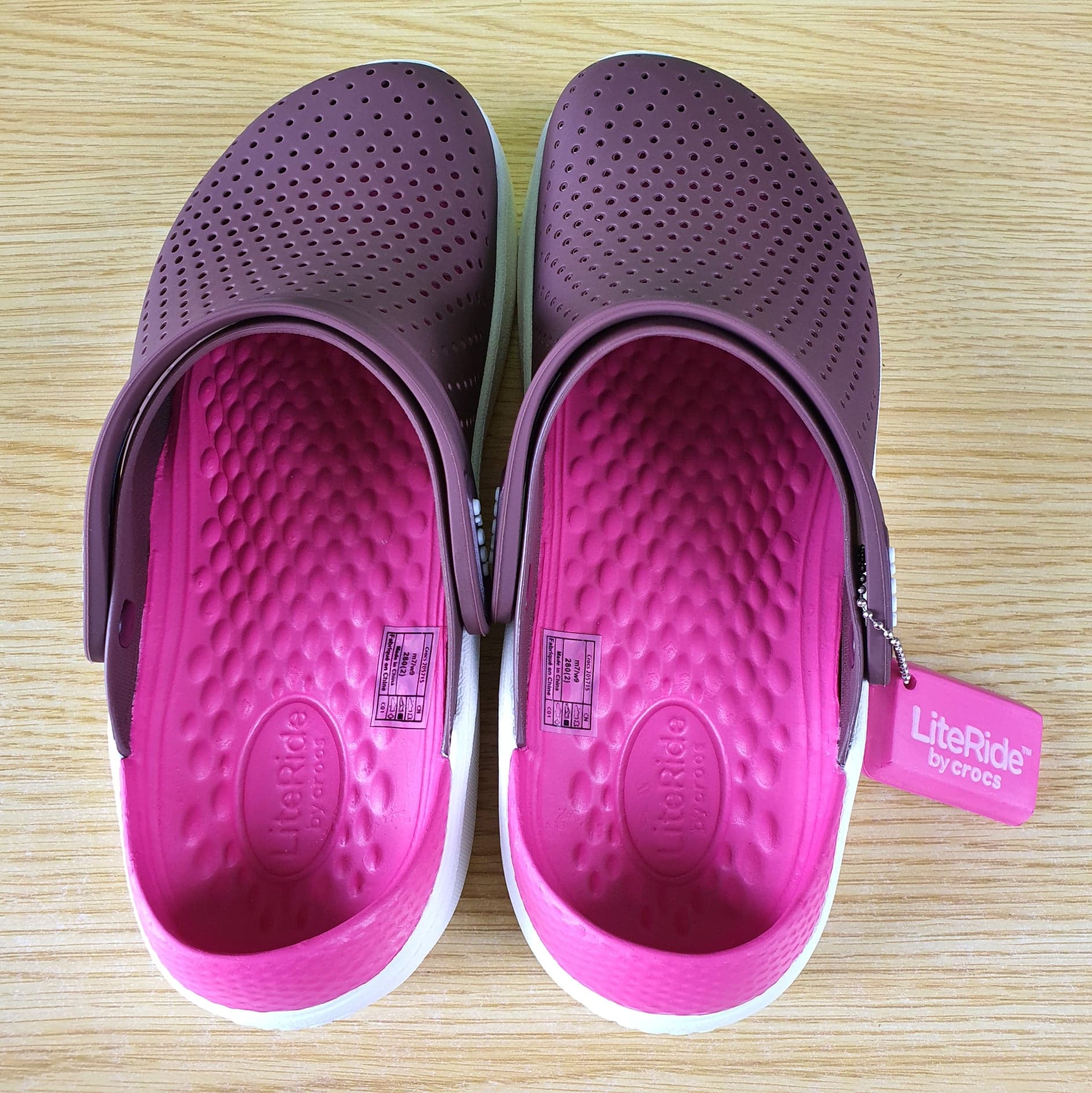 crocs literide purple