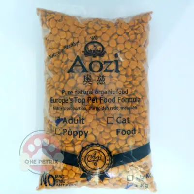 Aozi Organic Adult Dog Food (Beef, Egg and Spinach Flavor) 1KG Repacked AUTHENTIC