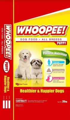 Whoopee Puppy Dog food 1kg Repack