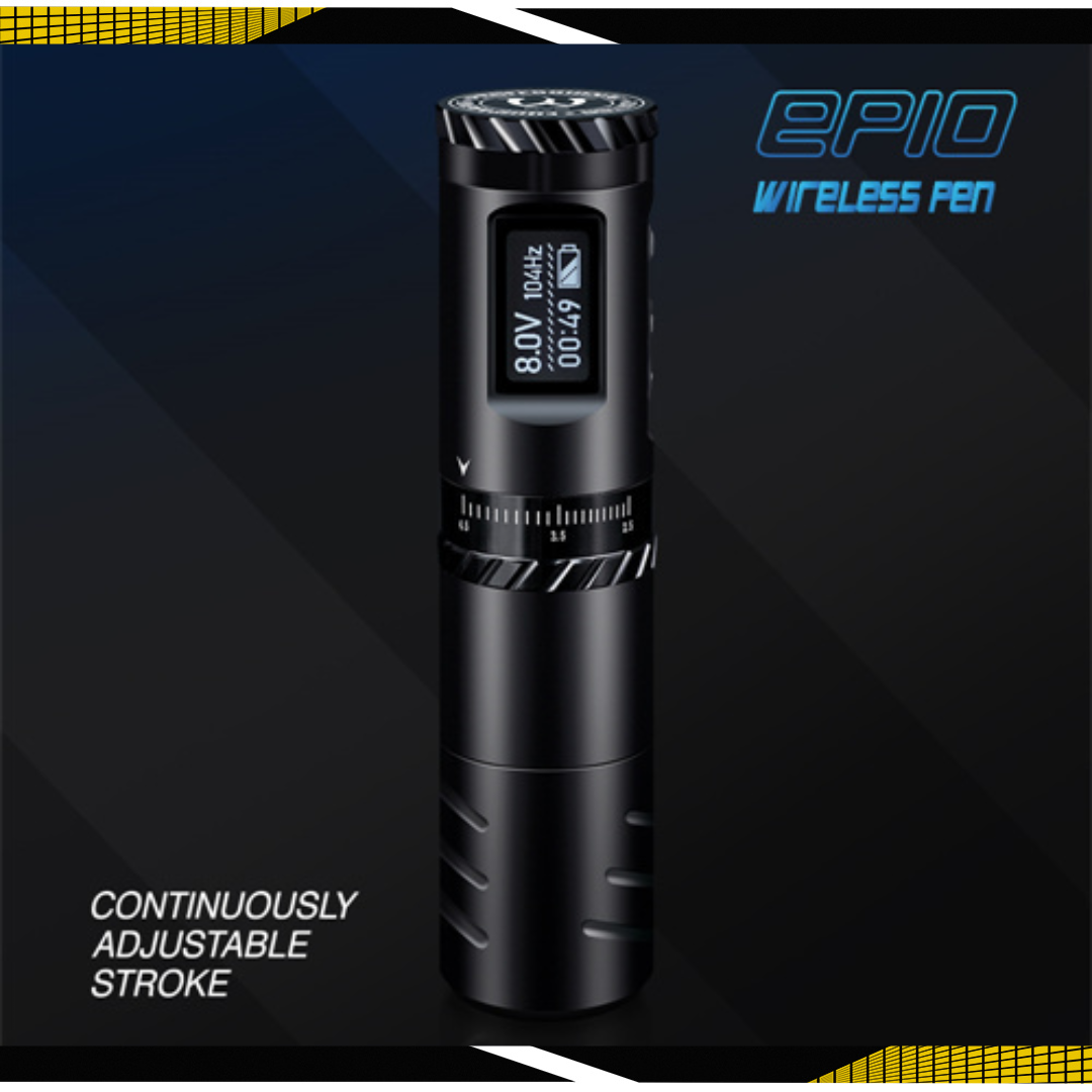 AVA EP10 Wireless Pen Adjustable Stroke Tattoo Machine w/ warranty
