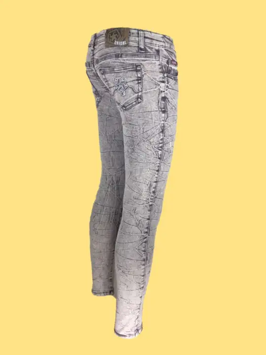 acid wash grey jeans