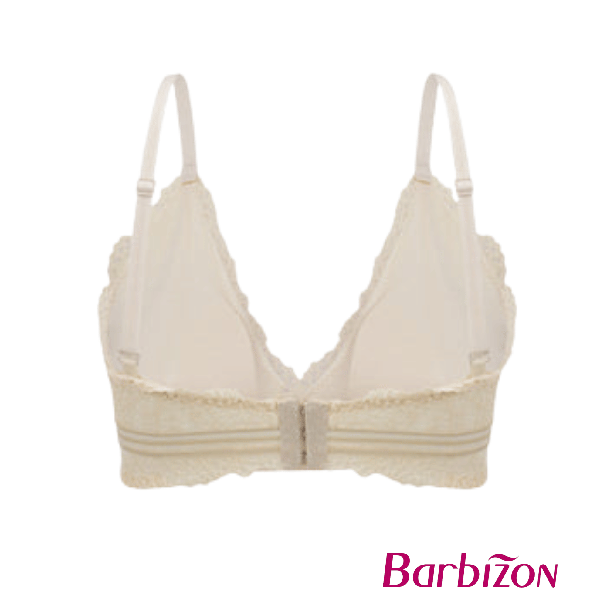 Barbizon Classic Beauty Jacquard Half Cup Underwire Bra w/ Removable Straps  Women Underwear