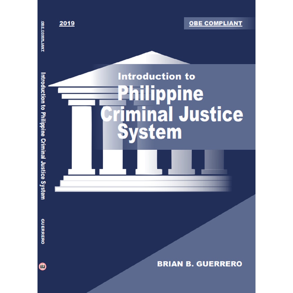 Introduction to PHILIPPINE CRIMINAL JUSTICE SYSTEM Lazada PH