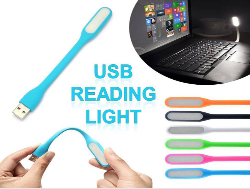 White Flexible Portable USB LED Light Mini Lamp for Computer Laptop Notebook PC Power Bank Mini USB Protect Eye Computer Lights