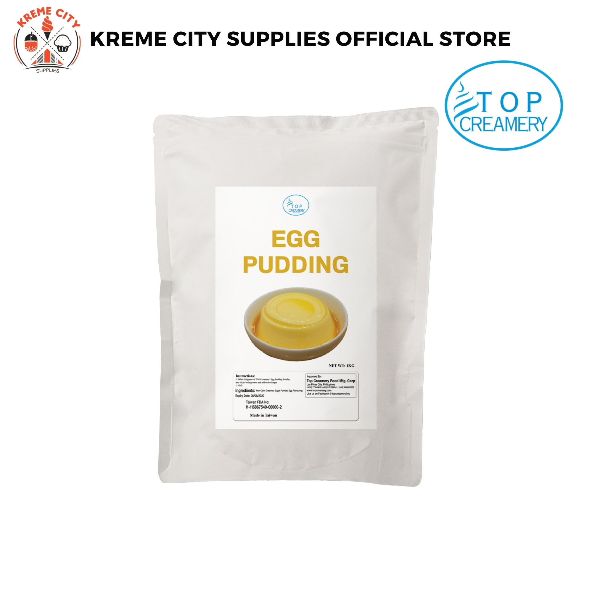 Top Creamery Egg Pudding Powder 1kg Lazada PH