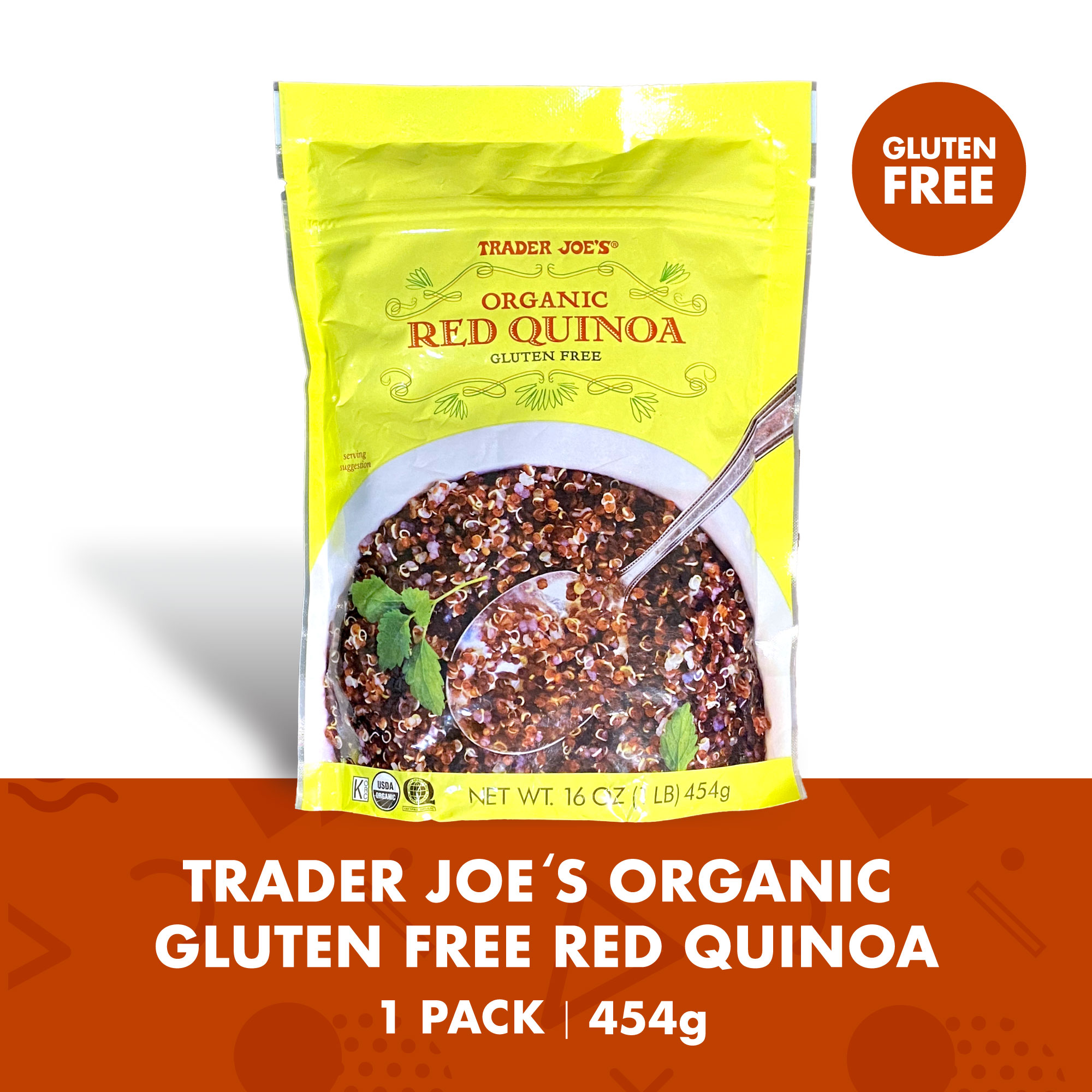 Trader Joes Organic Red Quinoa Vegan Gluten Free 16 Oz 454g Lazada Ph