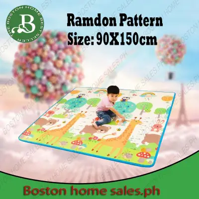Boston Home environmenta Baby Crawling Kids Play Mat Playmat 90cmX150cmX10mm (Random Pattern)