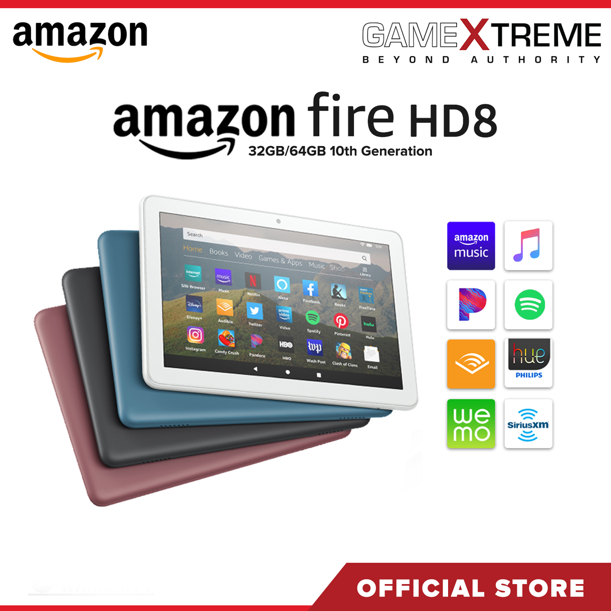 Amazon Fire HD 8/HD8 Tablet with Alexa, 8