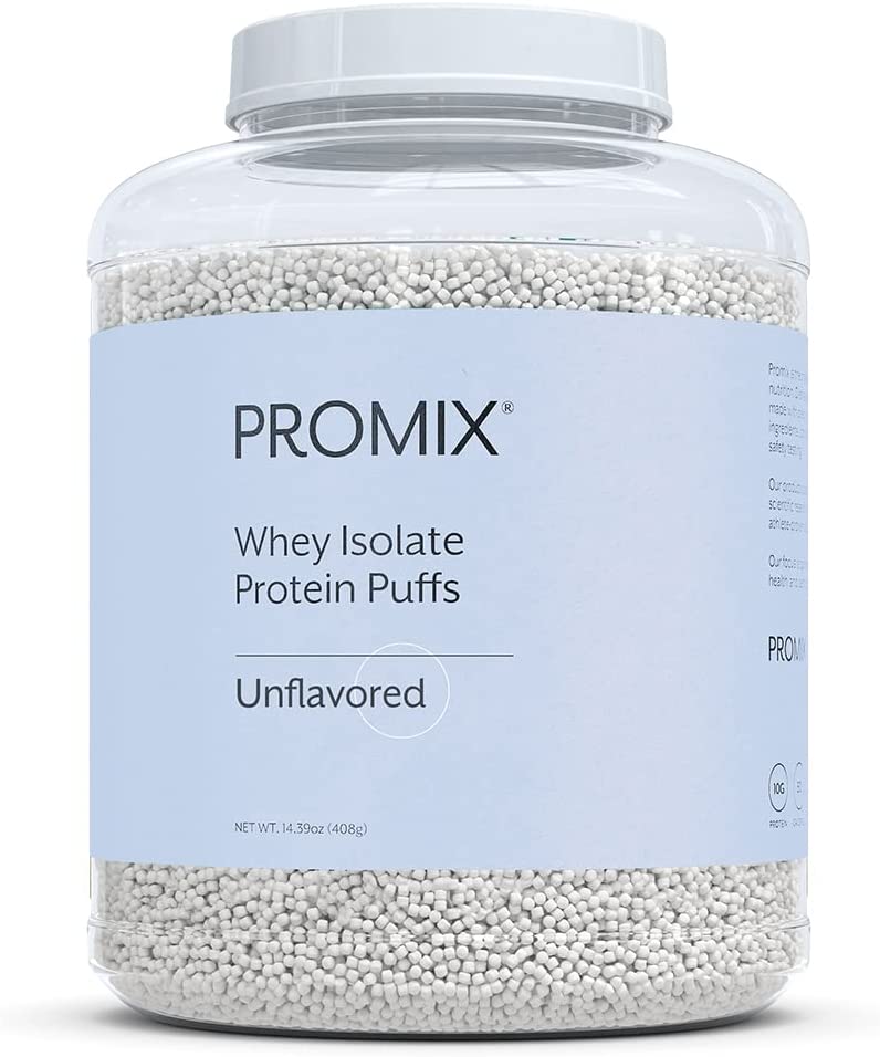 ProMix Whey Protein Isolate Puffs, 30 Servings 10g Protein, 0g Sugar