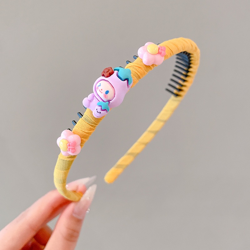 Băng đô cài tóc hình chiếc răng nhiều màu sắc dễ thương cho bé gái