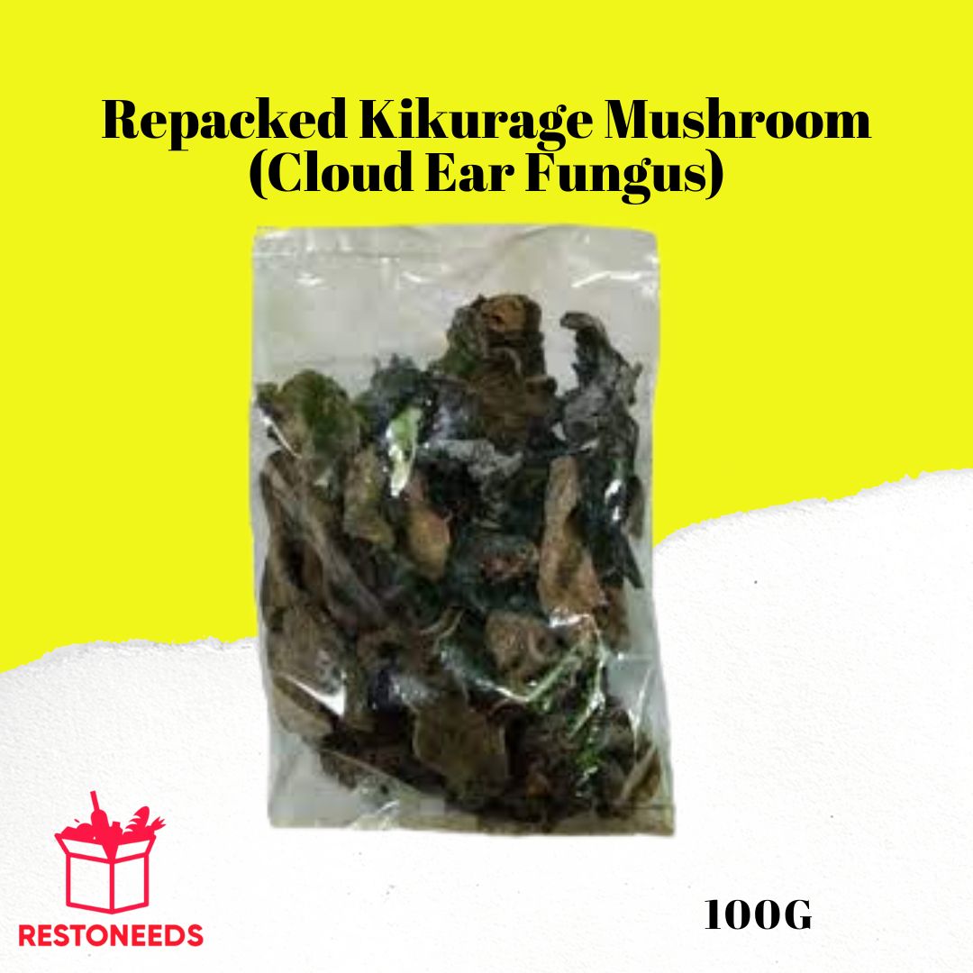 Repacked Kikurage Mushroom (Cloud ear fungus) 100g Lazada PH