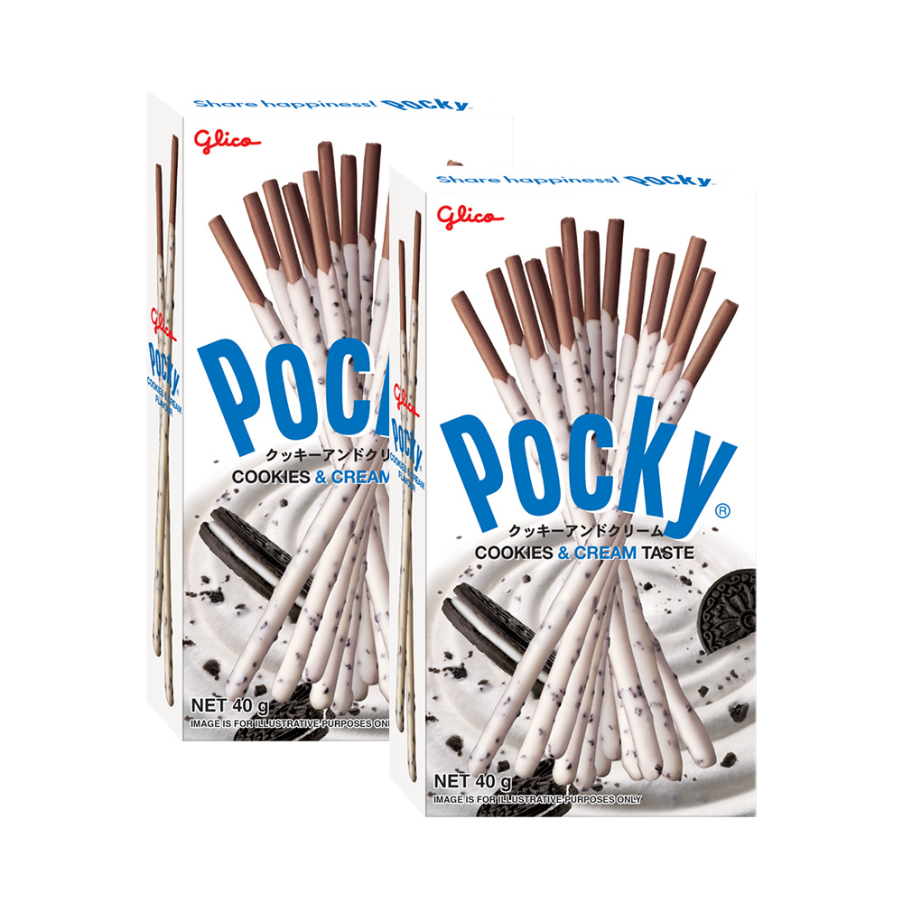 (MILIANA)Glico Pocky Cookies and Cream Biscuit Stick, 40g Lazada PH