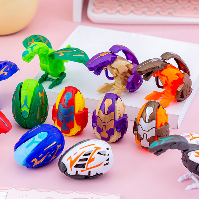 banbi 1Pc Dinosaur Eggs Transforming Toy Simulation Deformation Dinosaur Transform Twisting Children Educational Toys Kids Gift