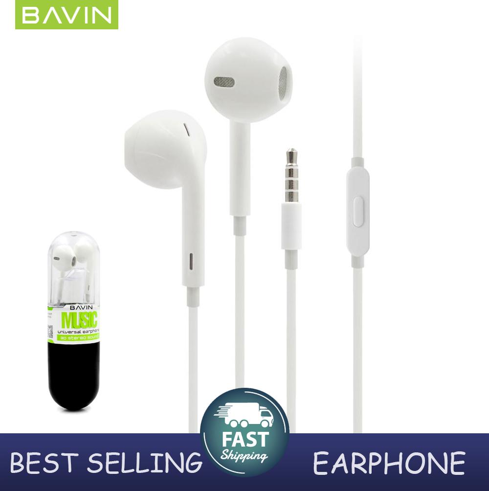 BAVIN HX820 Universal Earphone 3D 