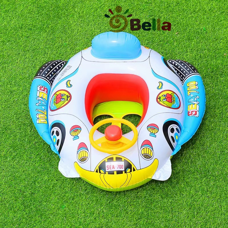 Kids boy girl Salbabida Swimming Ring Car Inflatable Float Swim with
