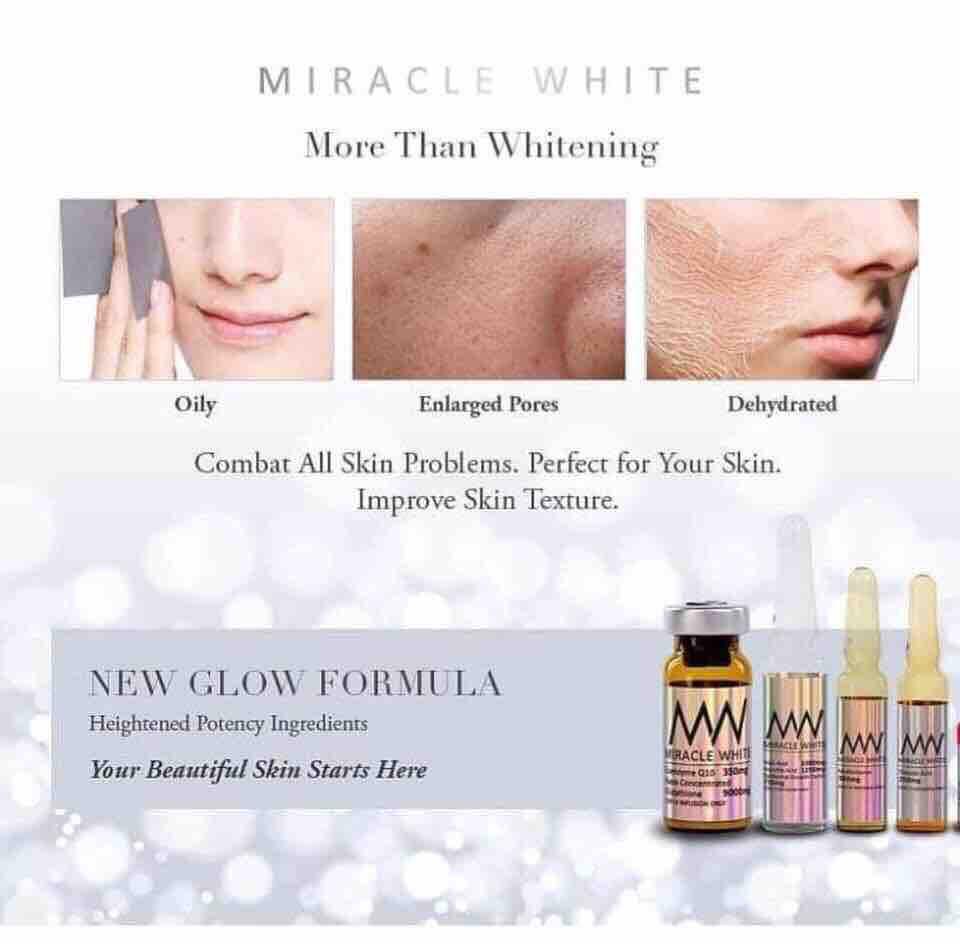 MIRACLE WHITE DRIP SET Complete Set for Drip, Miracle Whitening