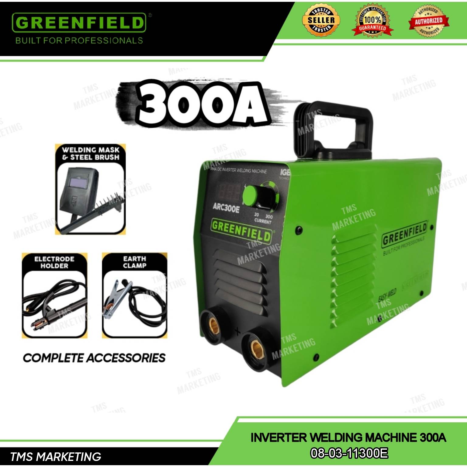 GREENFIELD 300AMP Inverter Welding Machine 080311300E EASYWELD