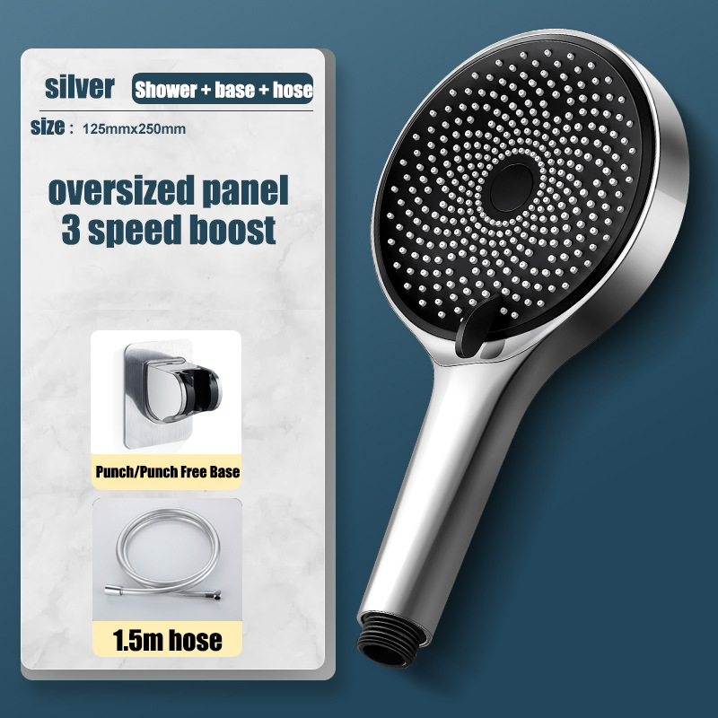 3 in 1 Portable Shower Set High Pressure With Hose Set Water Saving Shower Set 3 Spray Modes