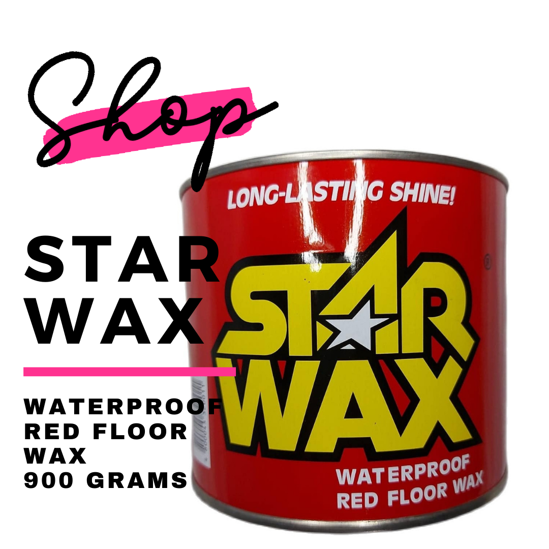 Star Wax Waterproof Red Floor Wax 900 Grams Lazada Ph