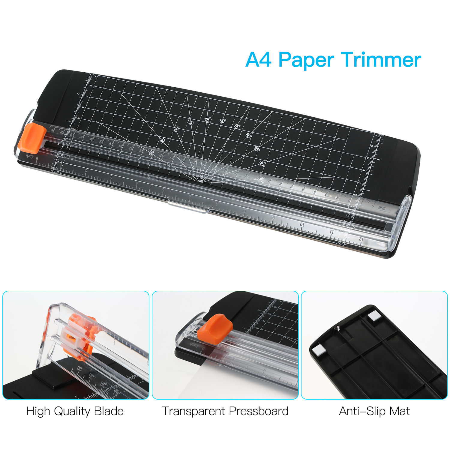 Portable Paper Cutter Trimmer Precision Paper A4 Size Officom Brand ...