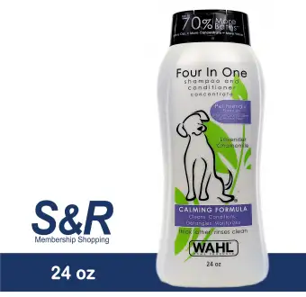 wahl four in one dog shampoo