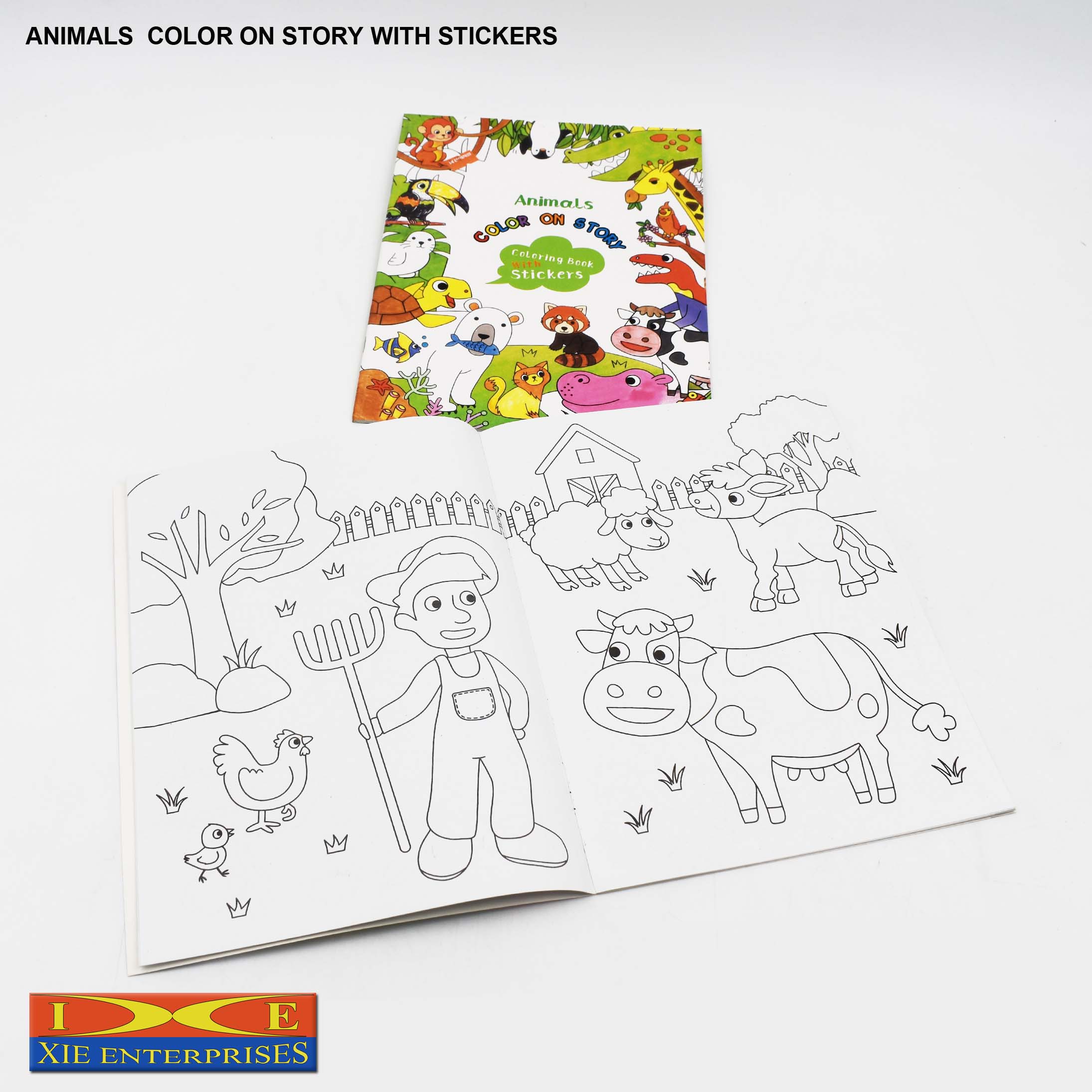 Color On story (Coloring Book w/ Sticker)Educational Book / School