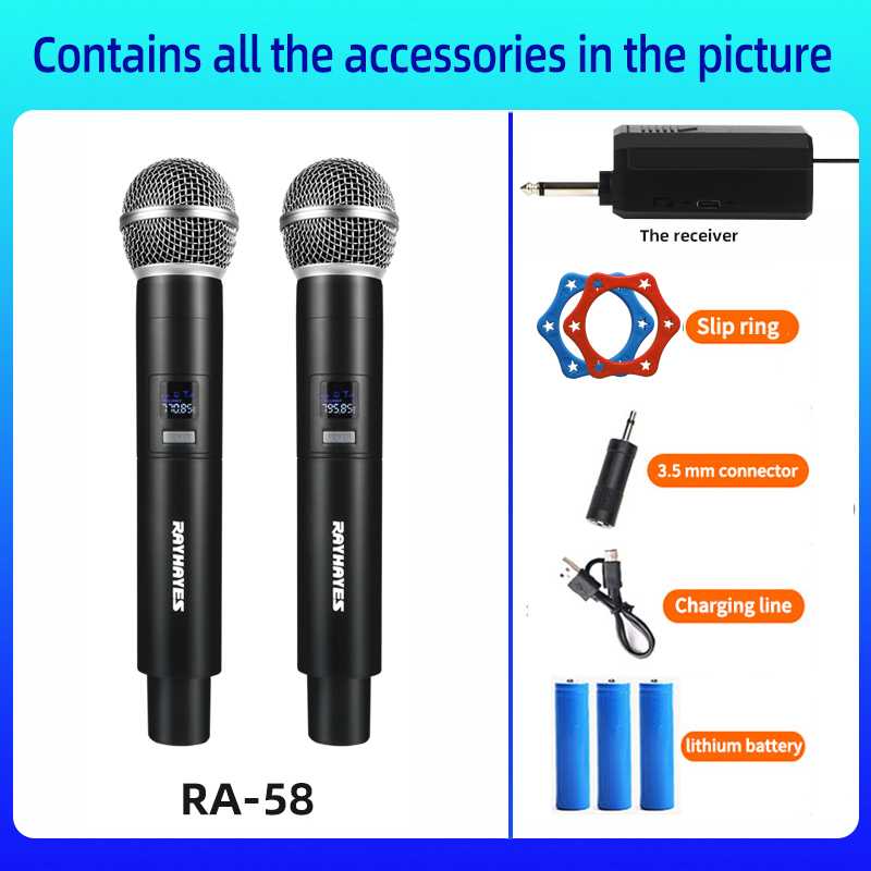 RAYHAYES RA58 Rechargeable Wireless Microphone original professional