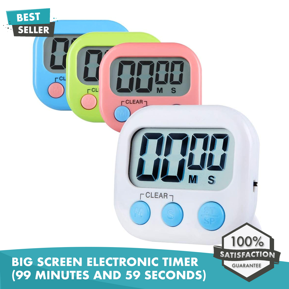 Big Screen Electronic Timer (99 minutes and 59 | PH