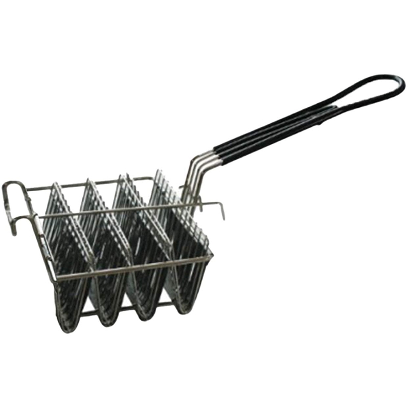 Taco Fryer Basket, Taco Shell Fryer, Holds 4 Shells Deep Fryer Taco ...